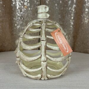 Small Bone Rib Cage Skeleton Pumpkin Halloween